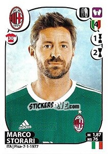 Cromo Marco Storari - Calciatori 2017-2018 - Panini