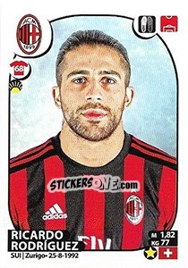 Sticker Ricardo Rodríguez - Calciatori 2017-2018 - Panini