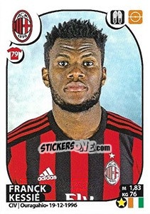 Sticker Franck Kessié - Calciatori 2017-2018 n. 357 - Panini