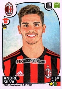 Sticker André Silva - Calciatori 2017-2018 n. 363 - Panini