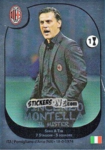 Figurina Vincenzo Montella - Calciatori 2017-2018 - Panini