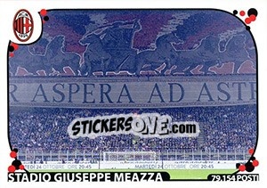 Sticker Stadio Milan - Calciatori 2017-2018 - Panini