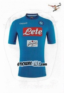 Sticker Maglia Napoli - Calciatori 2017-2018 - Panini