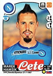 Sticker Marek Hamšík - Calciatori 2017-2018 - Panini