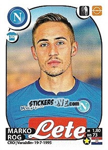 Cromo Marko Rog - Calciatori 2017-2018 - Panini