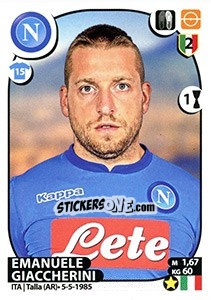Sticker Emanuele Giaccherini - Calciatori 2017-2018 n. 387 - Panini