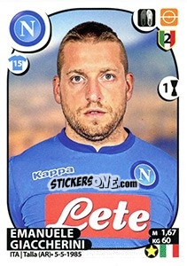 Sticker Emanuele Giaccherini - Calciatori 2017-2018 - Panini