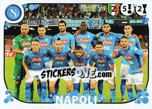 Cromo Squadra Napoli - Calciatori 2017-2018 n. 393 - Panini