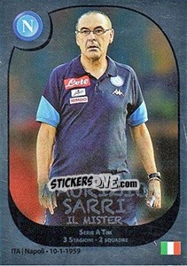 Sticker Maurizio Sarri - Calciatori 2017-2018 n. 394 - Panini