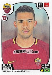 Sticker Juan Jesus - Calciatori 2017-2018 - Panini