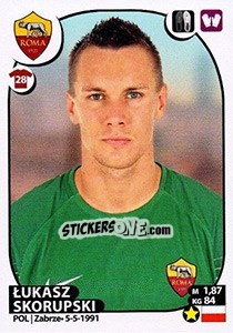 Sticker Lukasz Skorupski - Calciatori 2017-2018 n. 403 - Panini