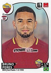 Sticker Bruno Peres - Calciatori 2017-2018 n. 404 - Panini