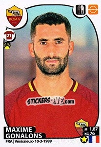 Cromo Maxime Gonalons