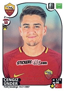 Sticker Cengiz Ünder - Calciatori 2017-2018 - Panini