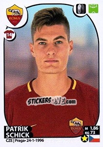Sticker Patrik Schick - Calciatori 2017-2018 n. 419 - Panini