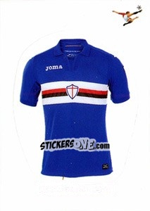 Sticker Maglia Sampdoria - Calciatori 2017-2018 n. 426 - Panini
