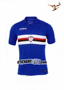 Figurina Maglia Sampdoria - Calciatori 2017-2018 - Panini