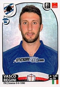 Sticker Vasco Regini - Calciatori 2017-2018 - Panini
