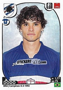 Sticker Dodô - Calciatori 2017-2018 - Panini