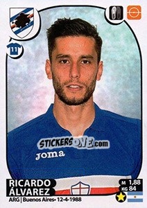 Figurina Ricardo Álvarez - Calciatori 2017-2018 - Panini