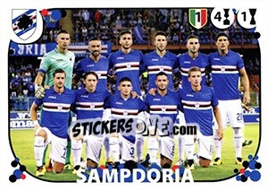 Sticker Squadra Sampdoria - Calciatori 2017-2018 n. 449 - Panini
