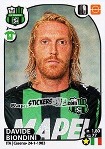 Sticker Davide Biondini - Calciatori 2017-2018 n. 467 - Panini
