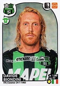 Cromo Davide Biondini - Calciatori 2017-2018 - Panini