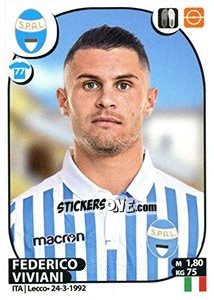 Sticker Federico Viviani - Calciatori 2017-2018 - Panini