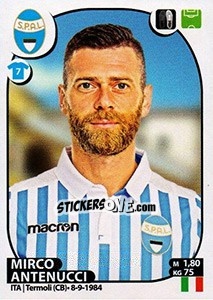 Sticker Mirco Antenucci - Calciatori 2017-2018 n. 501 - Panini