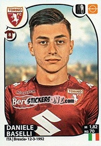 Sticker Daniele Baselli - Calciatori 2017-2018 - Panini