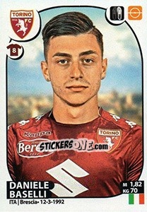Sticker Daniele Baselli - Calciatori 2017-2018 n. 525 - Panini