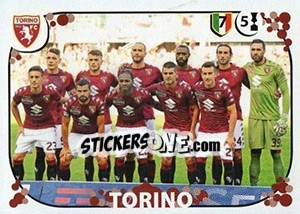 Figurina Squadra Torino - Calciatori 2017-2018 - Panini