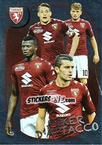 Cromo Poker D'Attacco / Torino - Calciatori 2017-2018 - Panini