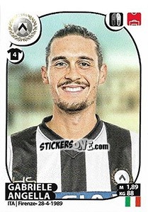 Sticker Gabriele Angella - Calciatori 2017-2018 - Panini