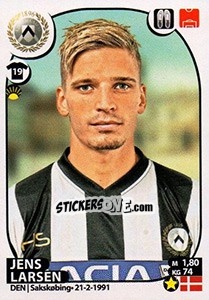 Sticker Jens Larsen - Calciatori 2017-2018 - Panini