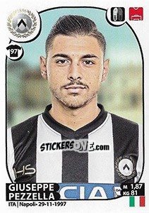 Sticker Giuseppe Pezzella - Calciatori 2017-2018 - Panini