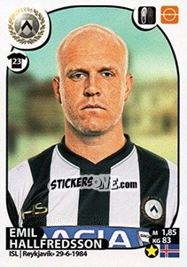 Sticker Emil Hallfredsson - Calciatori 2017-2018 n. 549 - Panini