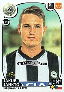Sticker Jakub Jankto - Calciatori 2017-2018 n. 552 - Panini