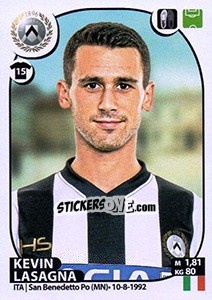 Sticker Kevin Lasagna - Calciatori 2017-2018 - Panini