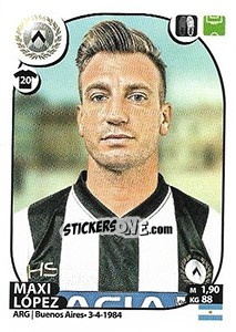 Sticker Maxi López - Calciatori 2017-2018 n. 559 - Panini