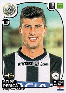 Sticker Stipe Perica - Calciatori 2017-2018 n. 560 - Panini