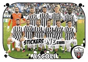 Cromo Squadra Ascoli - Calciatori 2017-2018 - Panini