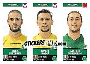 Sticker Luca Lezzerini - Ionuț Radu - Marco Migliorini - Calciatori 2017-2018 n. 574 - Panini