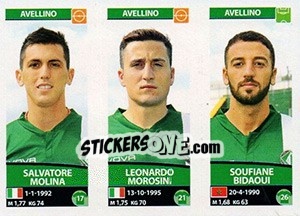 Cromo Salvatore Molina / Leonardo Morosini / Soufiane Bidaoui