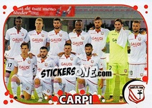 Sticker Squadra Carpi - Calciatori 2017-2018 n. 596 - Panini