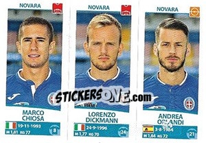 Cromo Marco Chiosa / Lorenzo Dickmann / Andrea Orlandi - Calciatori 2017-2018 - Panini