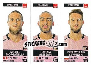 Cromo Michel Morganella - Haitam Aleesami - Przemysław Szymiński - Calciatori 2017-2018 - Panini