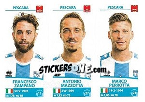Sticker Francesco Zampano - Calciatori 2017-2018 n. 681 - Panini