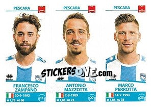 Figurina Francesco Zampano - Calciatori 2017-2018 - Panini