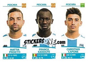 Sticker Mattia Proietti - Calciatori 2017-2018 - Panini